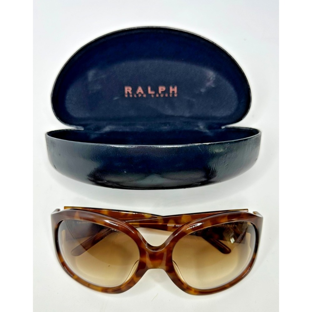 Ralph Lauren Sunglasses RA 5025 60 18 125 Tortoise Oversized Case